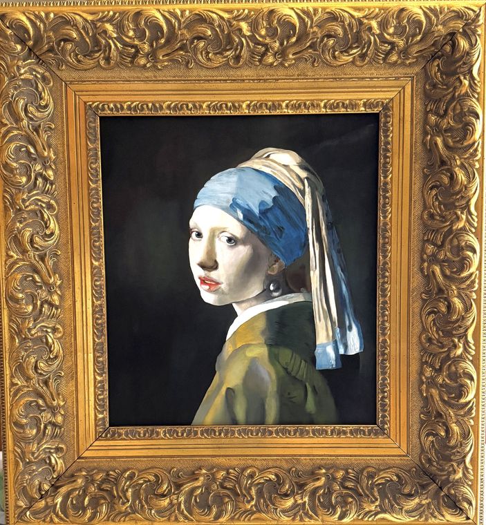 Jeune fille à la perle, Reproduction classique