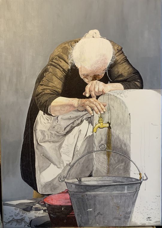 La Fatigue, Scène de vie