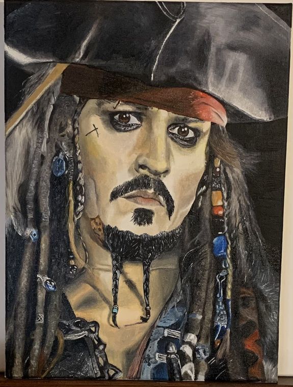 Jack Sparrow, Portrait à l’huile