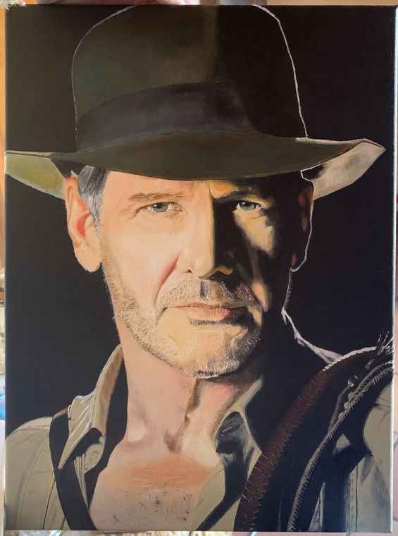Indiana Jones, Portrait à l’huile