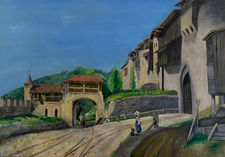 Gruyères en 1838, Culture suisse